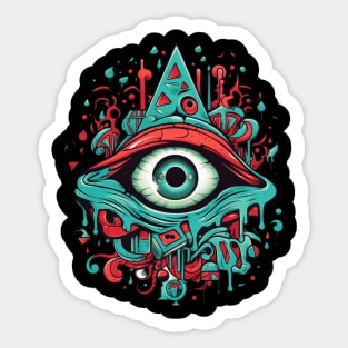 Esoteric Spiritual Connection Third Eye Sticker